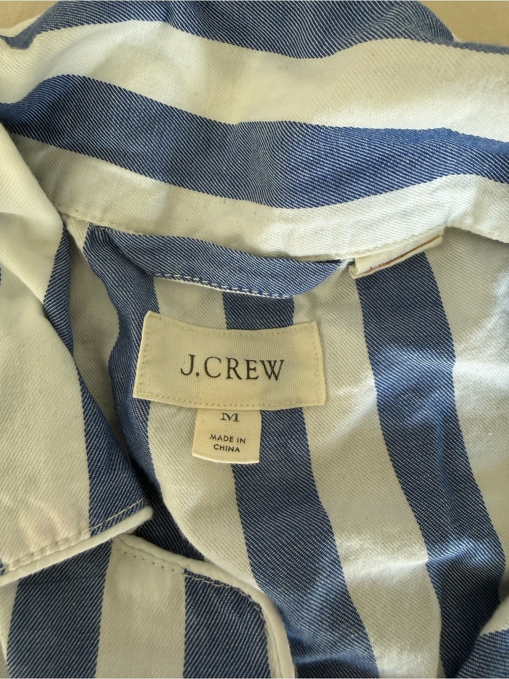 J. Crew Blue & White Stripe Pajama Set - Picture 4 of 5